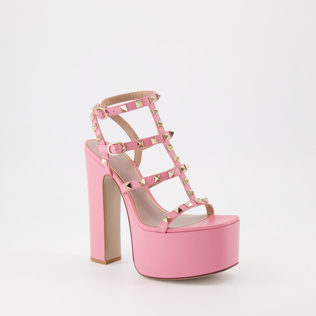 Compensées Rockstud roses