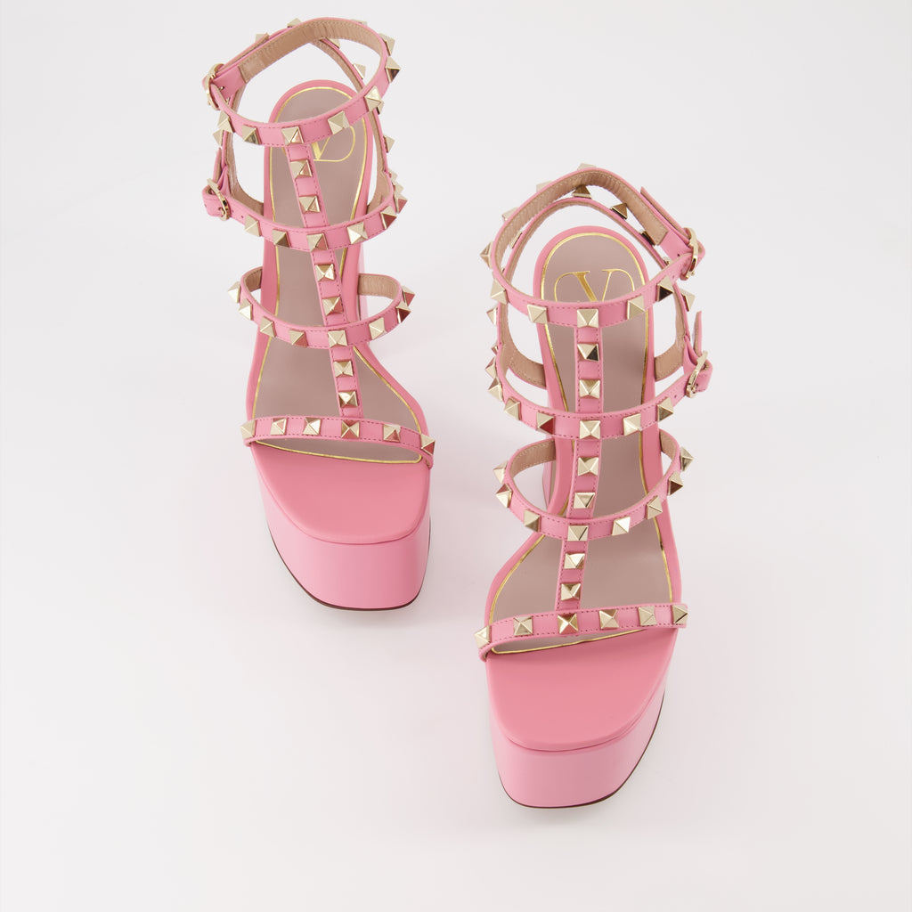 Compensées Rockstud roses