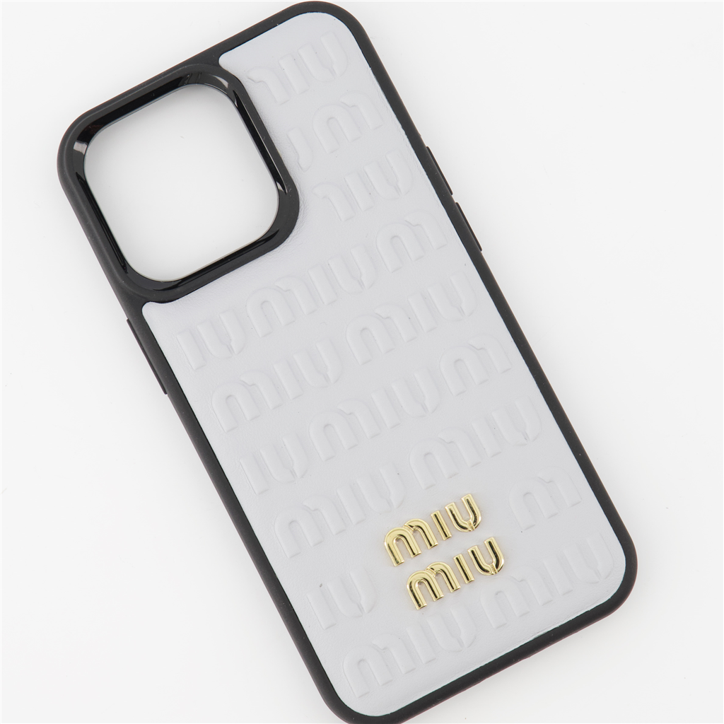Miu Miu logo case