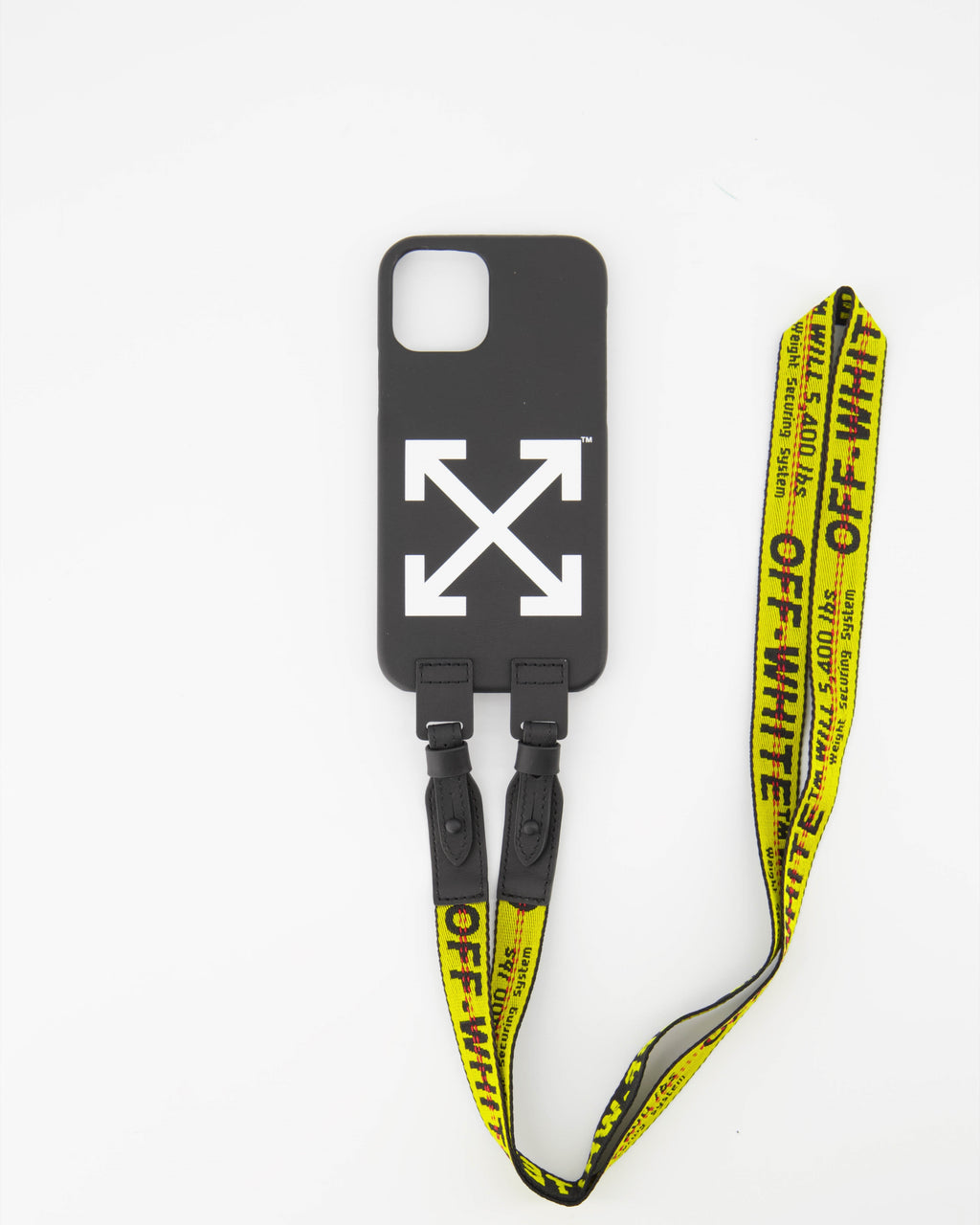 Petite maroquinerie Coque IPhone 12 Industrial Off-White Jaune Homme