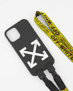 Petite maroquinerie Coque IPhone 12 Industrial Off-White Jaune Homme