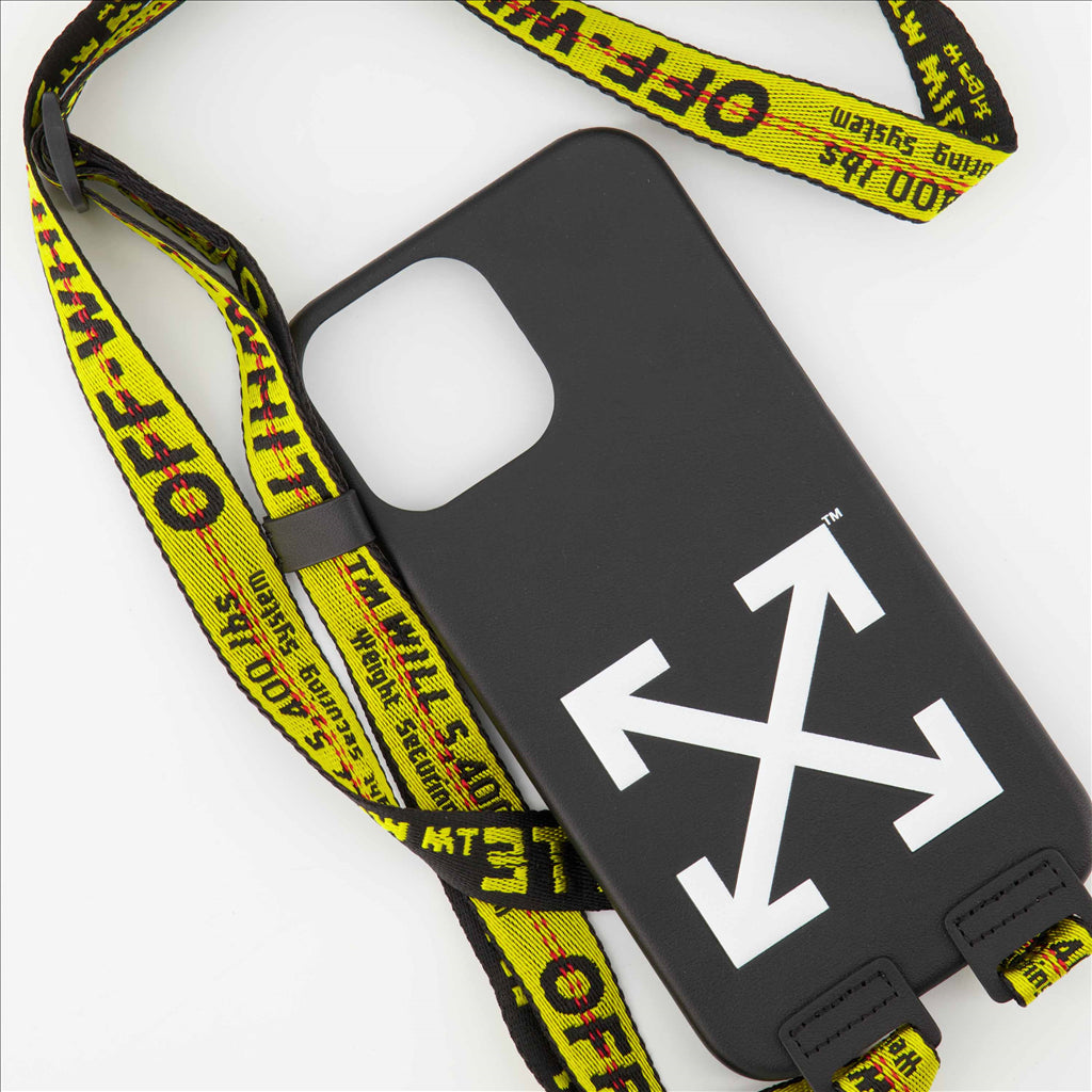 Lifestyle Arrow iPhone Case Off-White Black Unisex