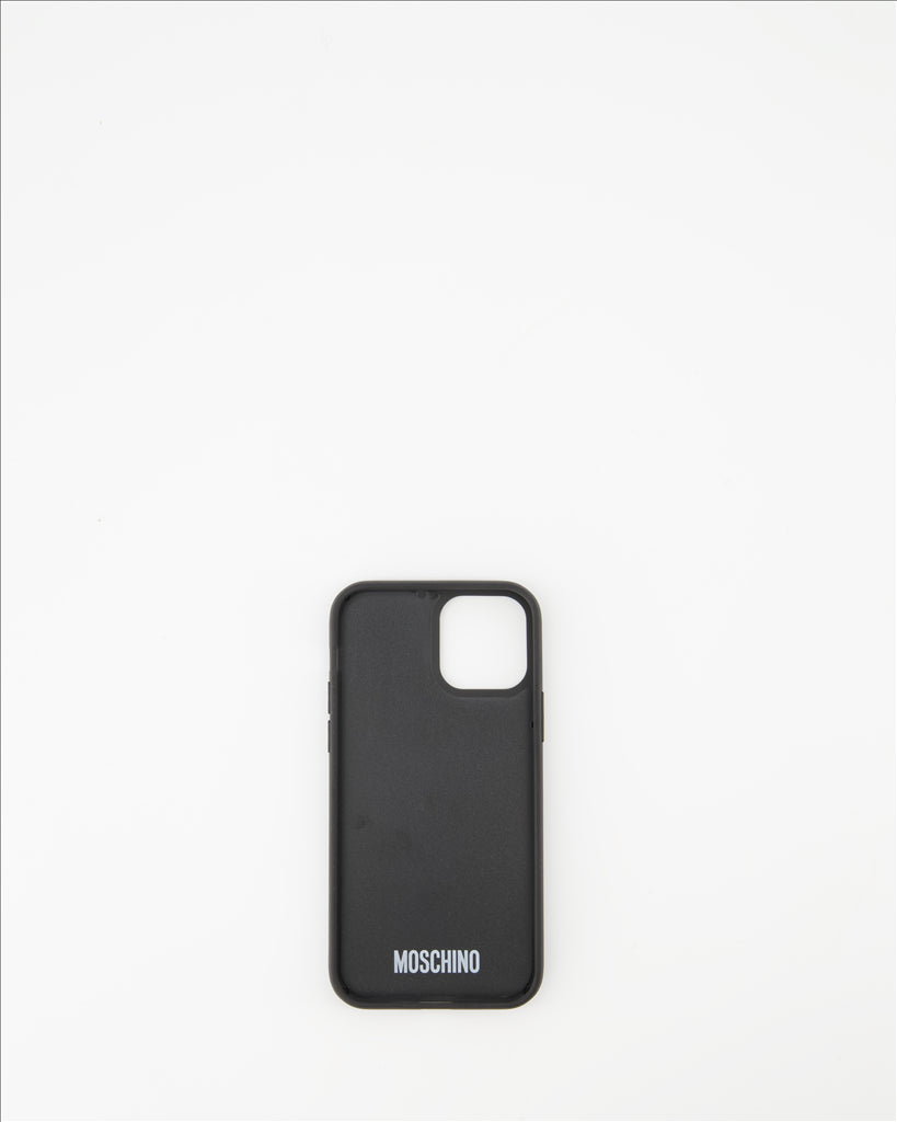 Lifestyle Coque IPhone à logo et Femme Noir Moschino Noir Unisexe