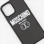 Lifestyle Coque IPhone à logo et Femme Noir Moschino Noir Unisexe
