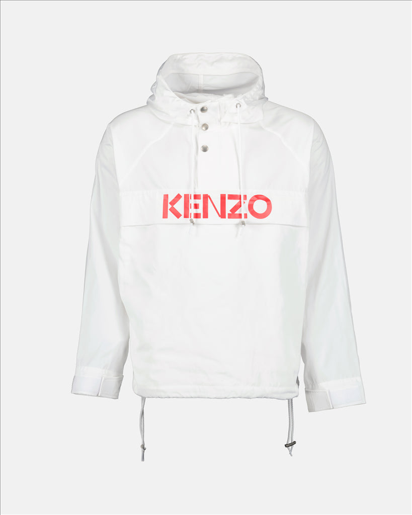Chaquetas Coupe-vent à logo Kenzo Blanco Homme