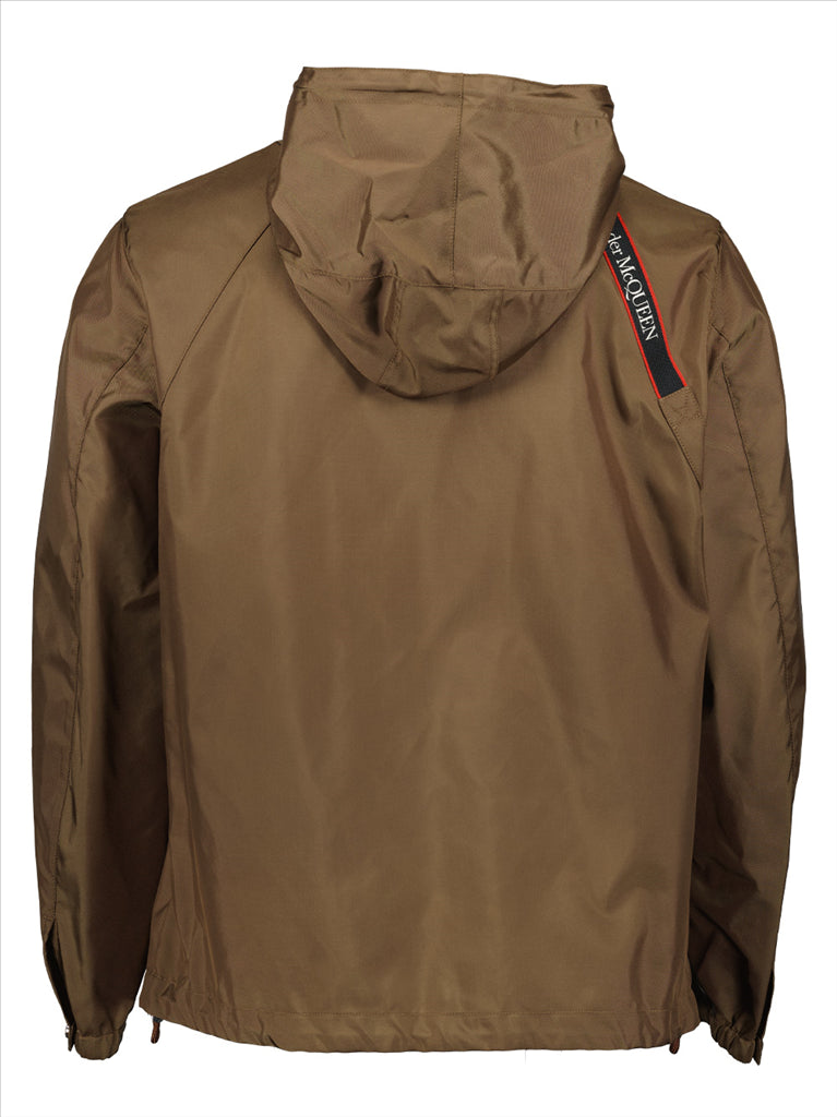 Chaquetas Coupe-vent en nylon Alexander McQueen Marrón Homme