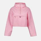 Vestes Coupe-vent en Re-Nylon Prada Rose Femme