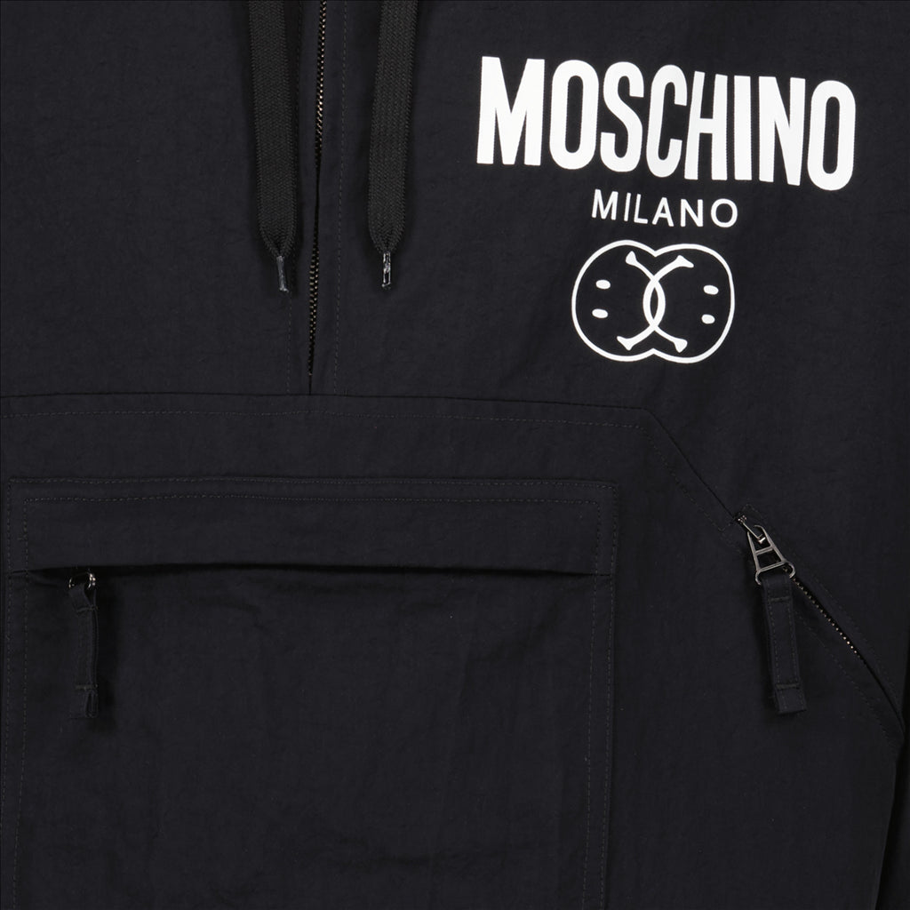 Vestes Coupe-vent imprimé Moschino Noir Homme