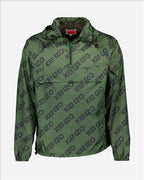 Vestes Coupe-vent à logo monogrammé Kenzo Vert Homme