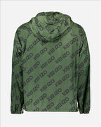 Vestes Coupe-vent à logo monogrammé Kenzo Vert Homme