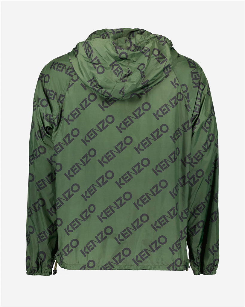 Vestes Coupe-vent à logo monogrammé Kenzo Vert Homme