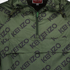 Vestes Coupe-vent à logo monogrammé Kenzo Vert Homme