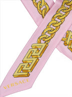 Écharpes, foulards et gants Cravate foulard Chain Versace Rose Femme