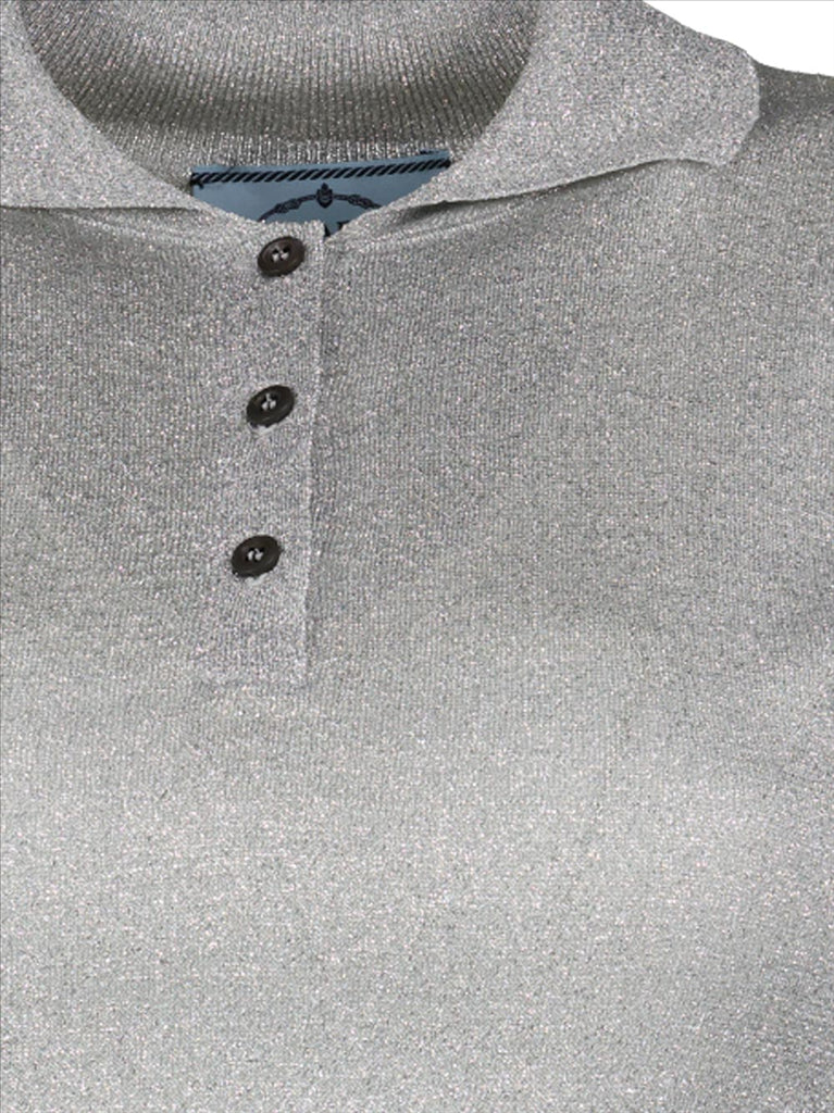 Tops Crop-top en lurex Prada Argenté Femme