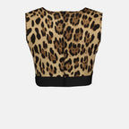 Tops Leopard top Dolce & Gabbana Brown Women