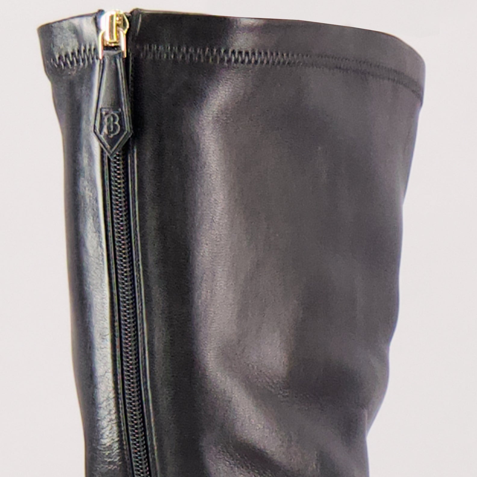 Boots Leather thigh high boots Burberry Black Women