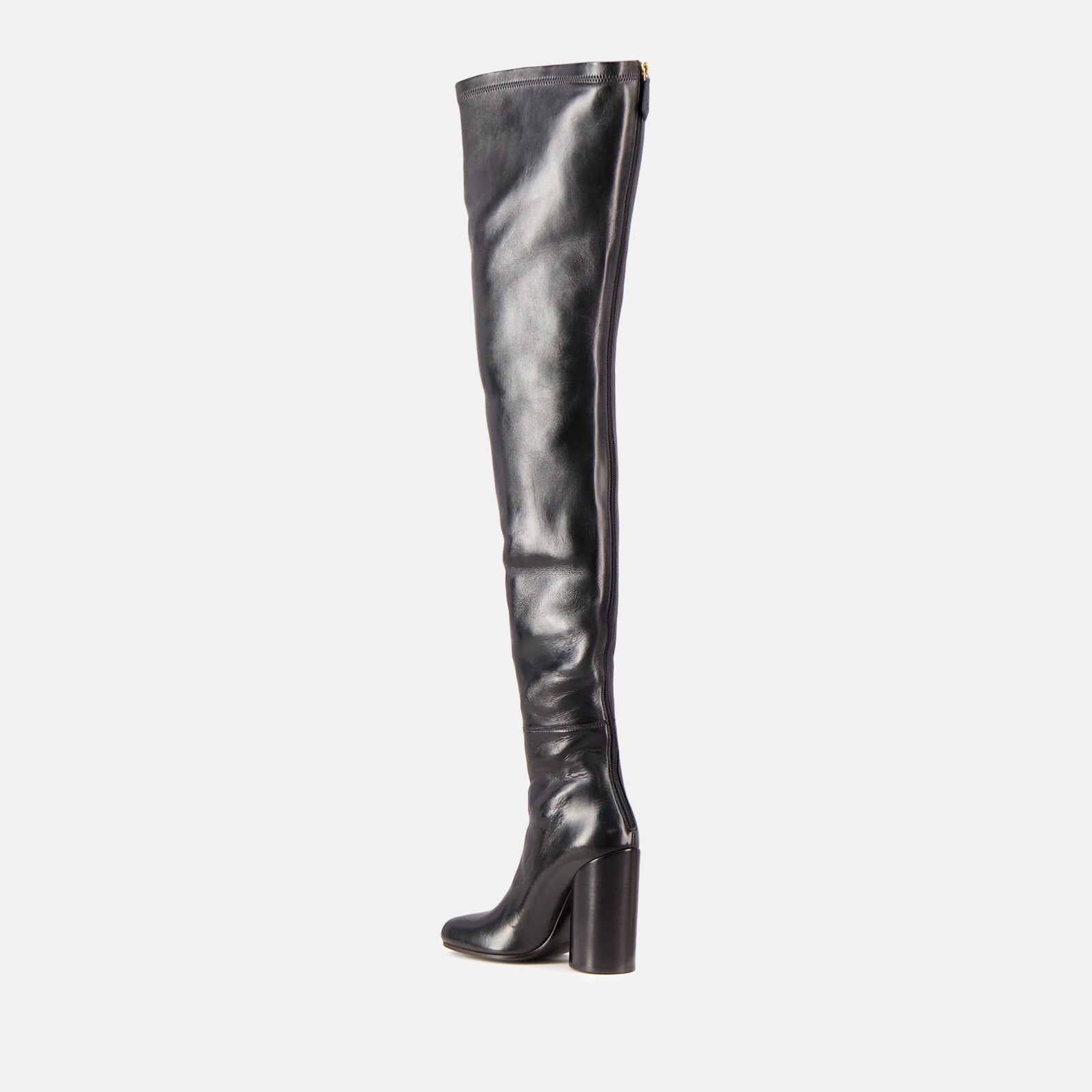 Boots Leather thigh high boots Burberry Black Women