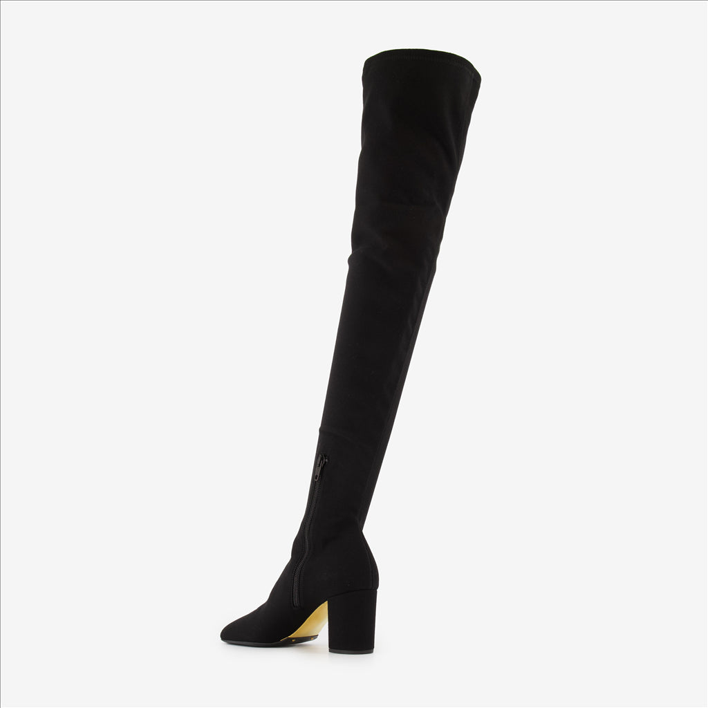 Boots Velvet thigh-high boots Valentino Garavani Black Women