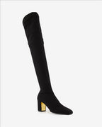 Boots Velvet thigh-high boots Valentino Garavani Black Women