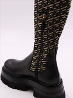 Bottes Cuissardes Leonidas Versace Vert Femme