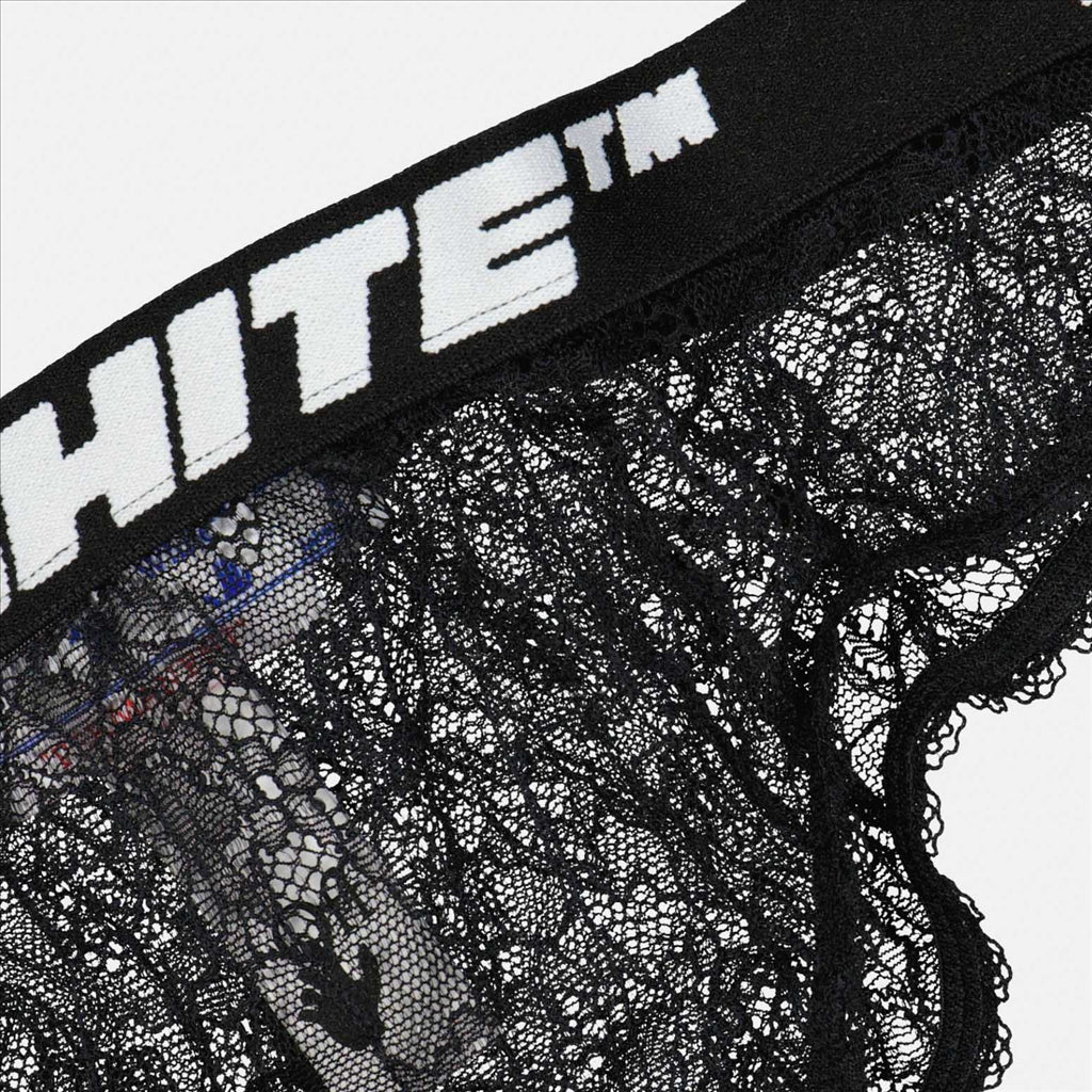 Intimo e homewear Culotte en dentelle Off-White Nero Femme