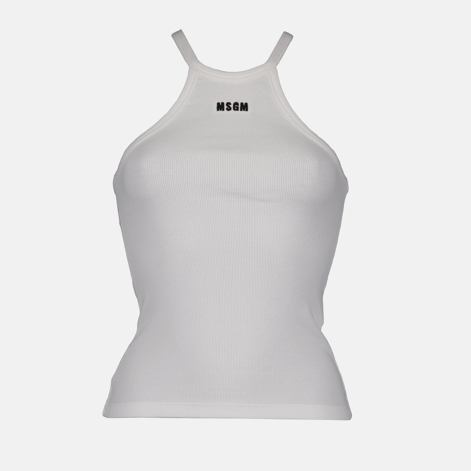 Tops Débardeur à logo MSGM Blanc Femme