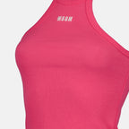 Tops Débardeur à logo MSGM Rose Femme