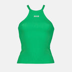 Tops Débardeur à logo MSGM Vert Femme