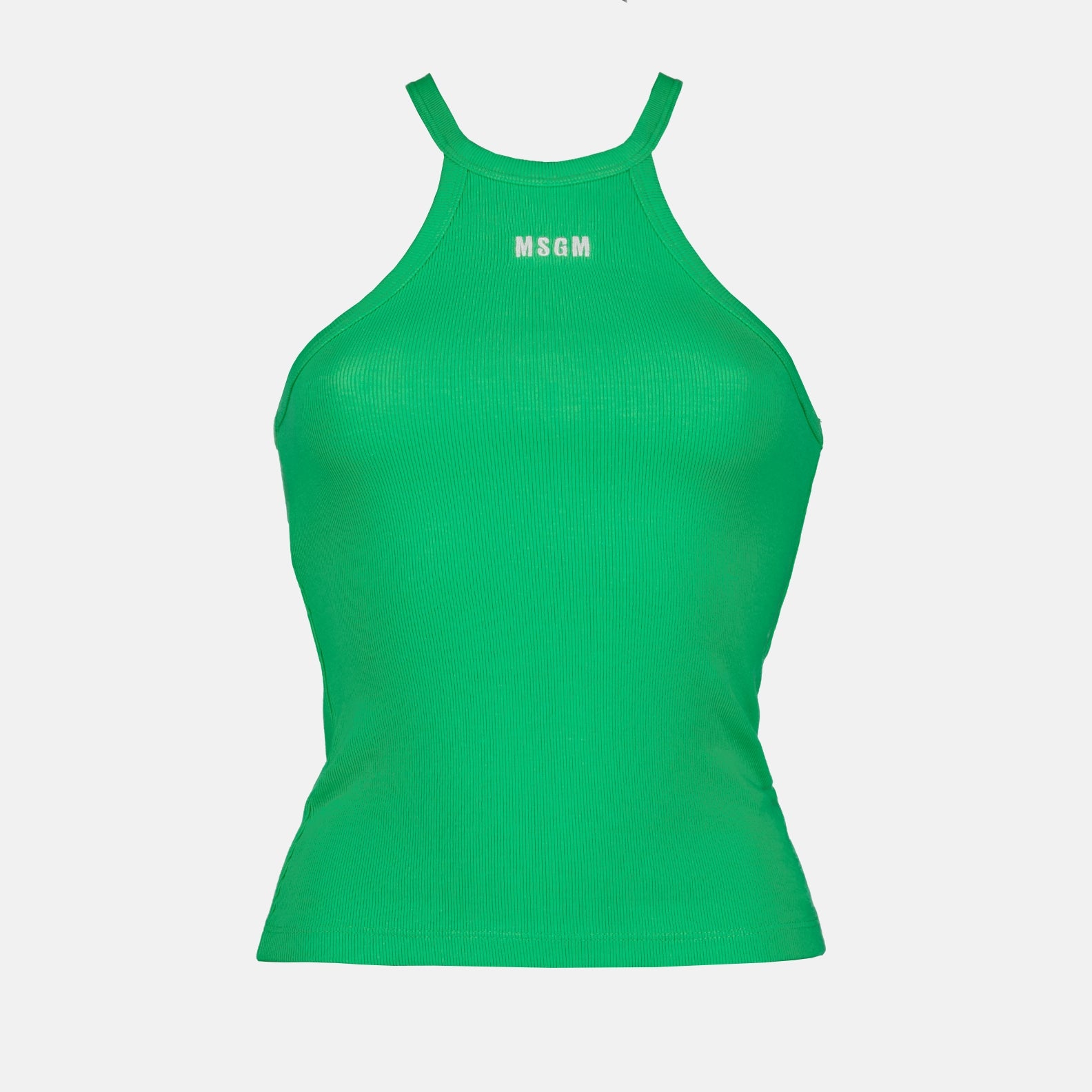 Tops Débardeur à logo MSGM Vert Femme