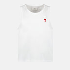 T-shirts Débardeur Ami de Coeur Ami PARIS Blanc Unisexe