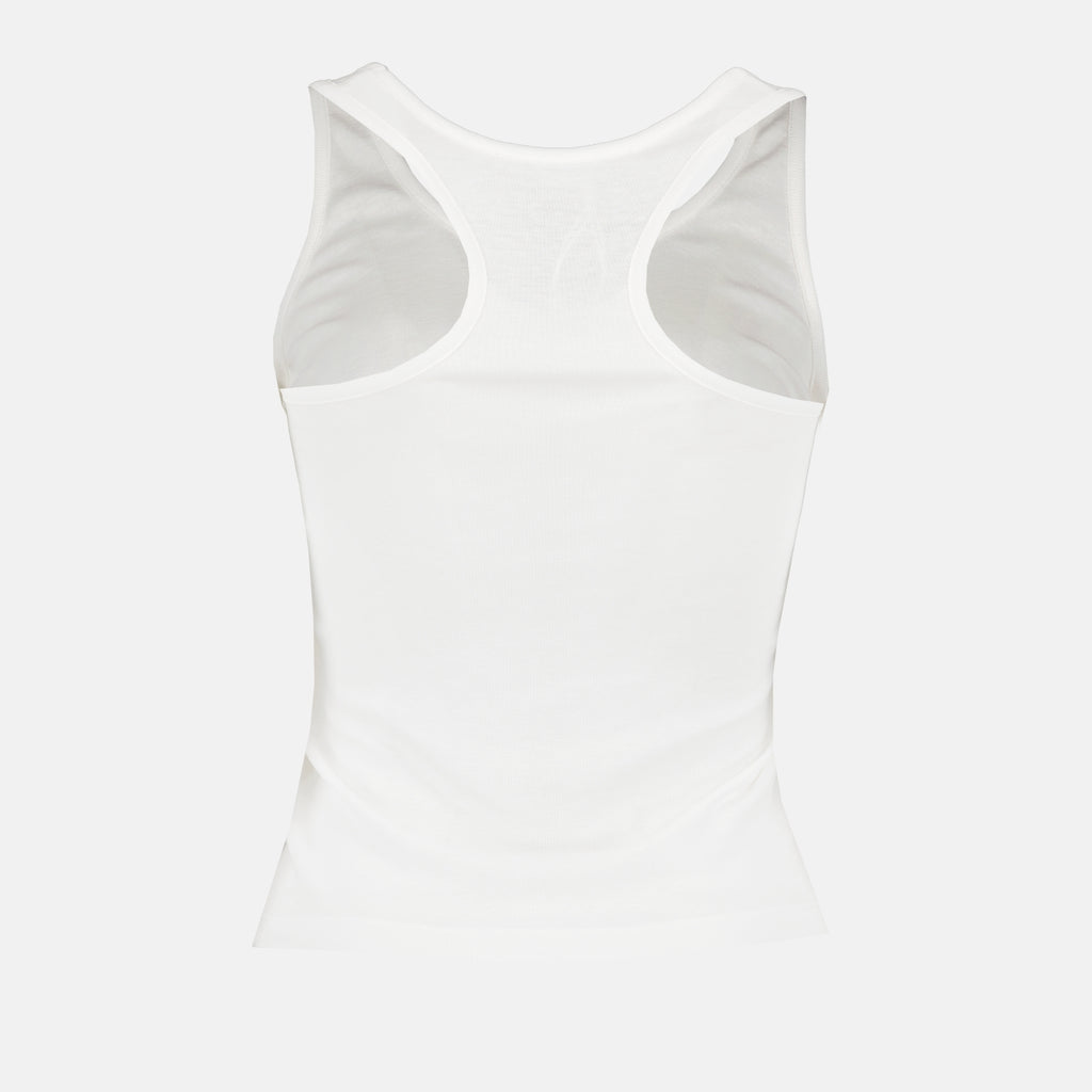 Top Canotta stampata Stella McCartney Bianco Femme