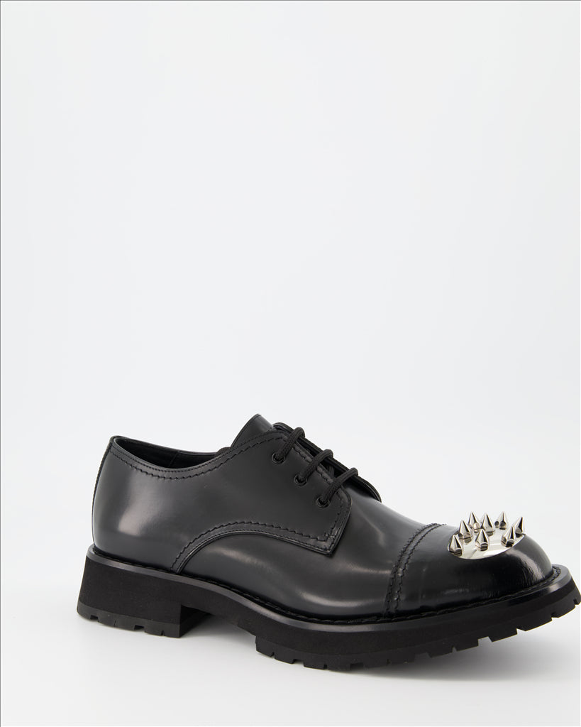 Scarpe eleganti Derbies Punk Alexander McQueen Nero Homme