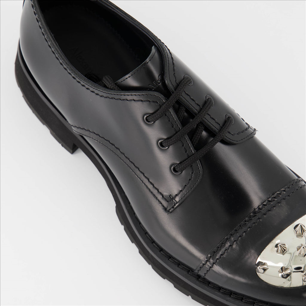 Scarpe eleganti Derbies Punk Alexander McQueen Nero Homme