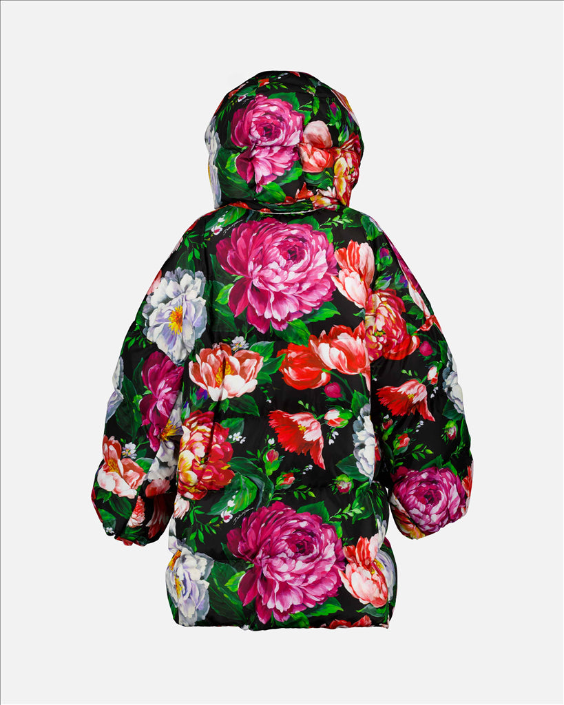 Vestes Doudoune à imprimé fleurs Dolce & Gabbana Multicolore Femme