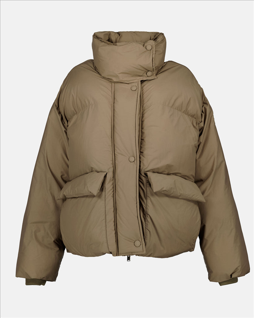 Doudoune à patch logo