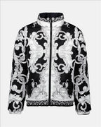 Mäntel Doudoune Barocco Versace Grau Homme