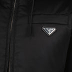 Manteaux Doudoune crop Prada Noir Femme