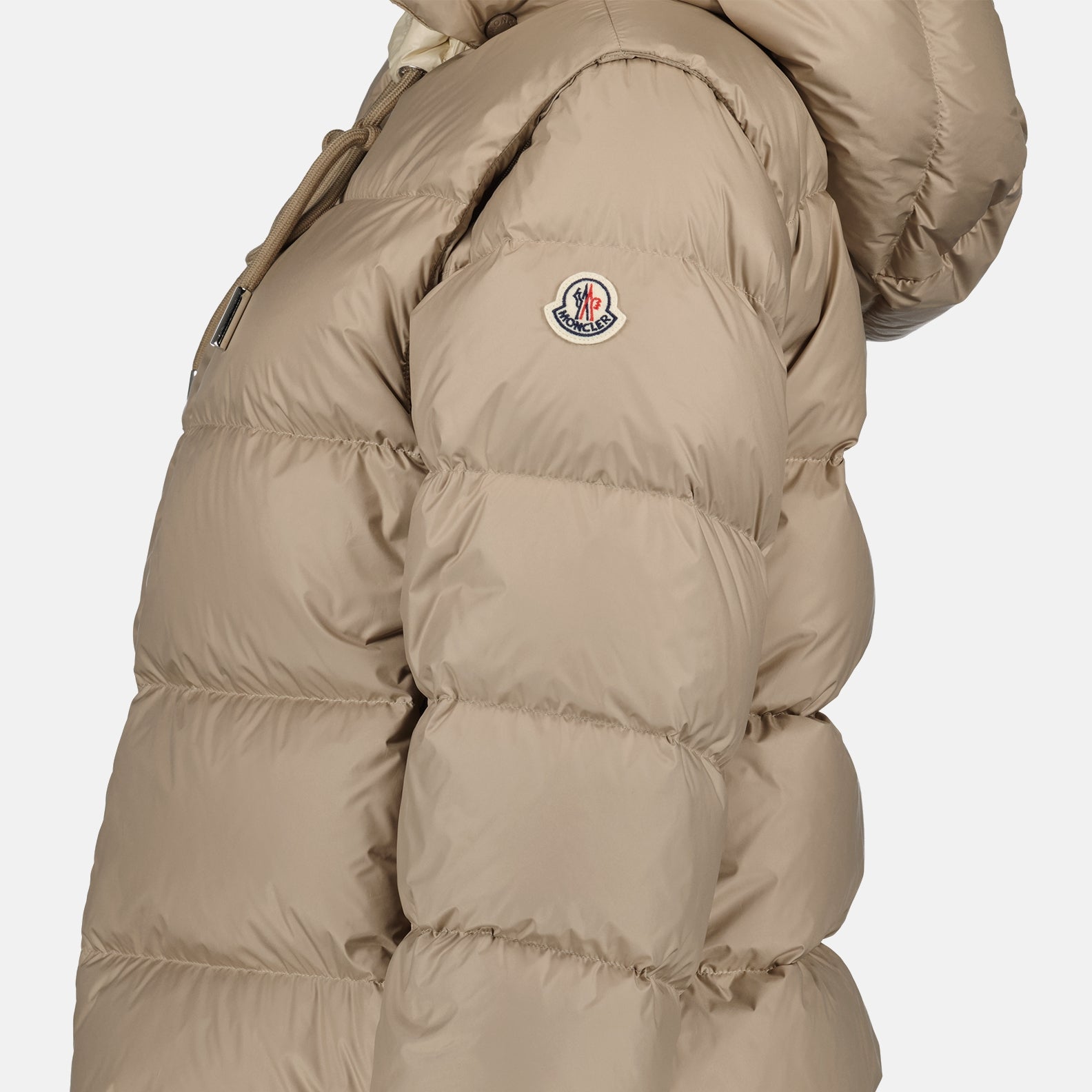 Casacos Doudoune Dronieres Moncler Bege Femme