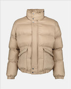 Manteaux Doudoune Graffiti Alexander McQueen Beige Homme