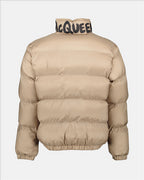 Manteaux Doudoune Graffiti Alexander McQueen Beige Homme