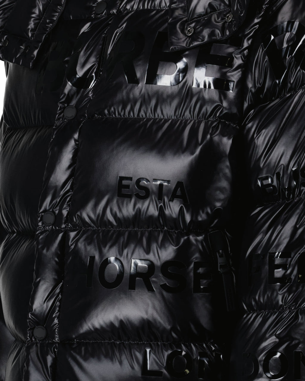 Manteaux Doudoune Huddersfield Burberry Noir Homme