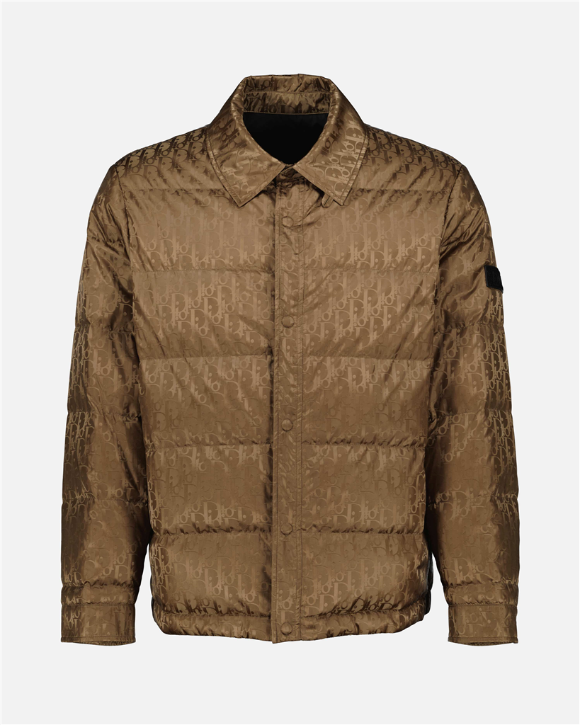 Manteaux Doudoune Oblique Dior Marron Homme