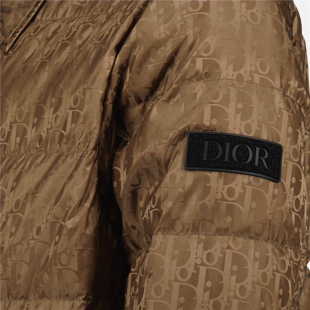 Manteaux Doudoune Oblique Dior Marron Homme