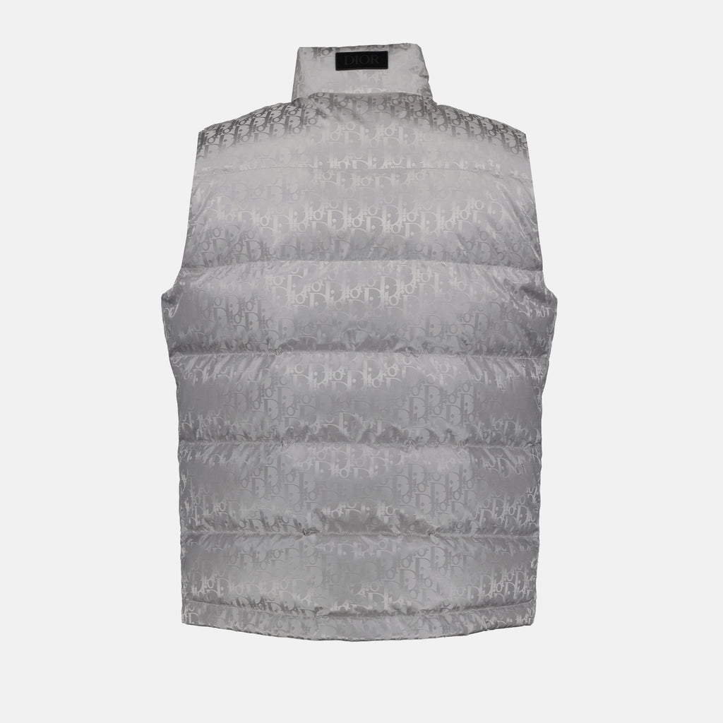 Jackets Oblique sleeveless jacket Dior Gray Homme