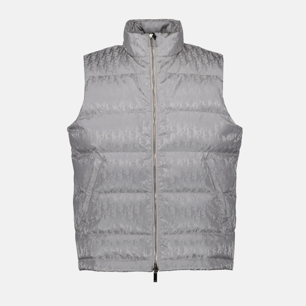 Jackets Oblique sleeveless jacket Dior Gray Homme