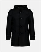 Manteaux Duffle coat en laine Saint Laurent Noir Homme