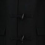 Manteaux Duffle coat en laine Saint Laurent Noir Homme