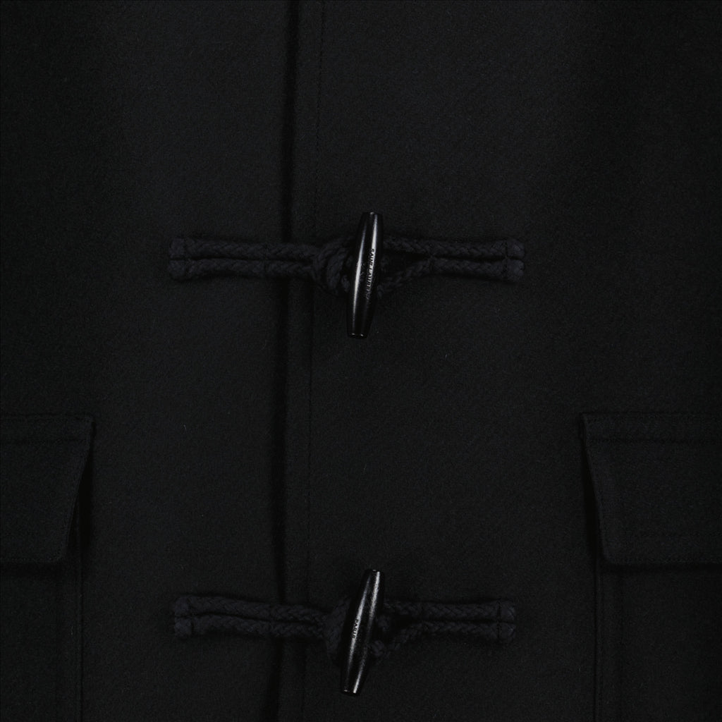 Manteaux Duffle coat en laine Saint Laurent Noir Homme