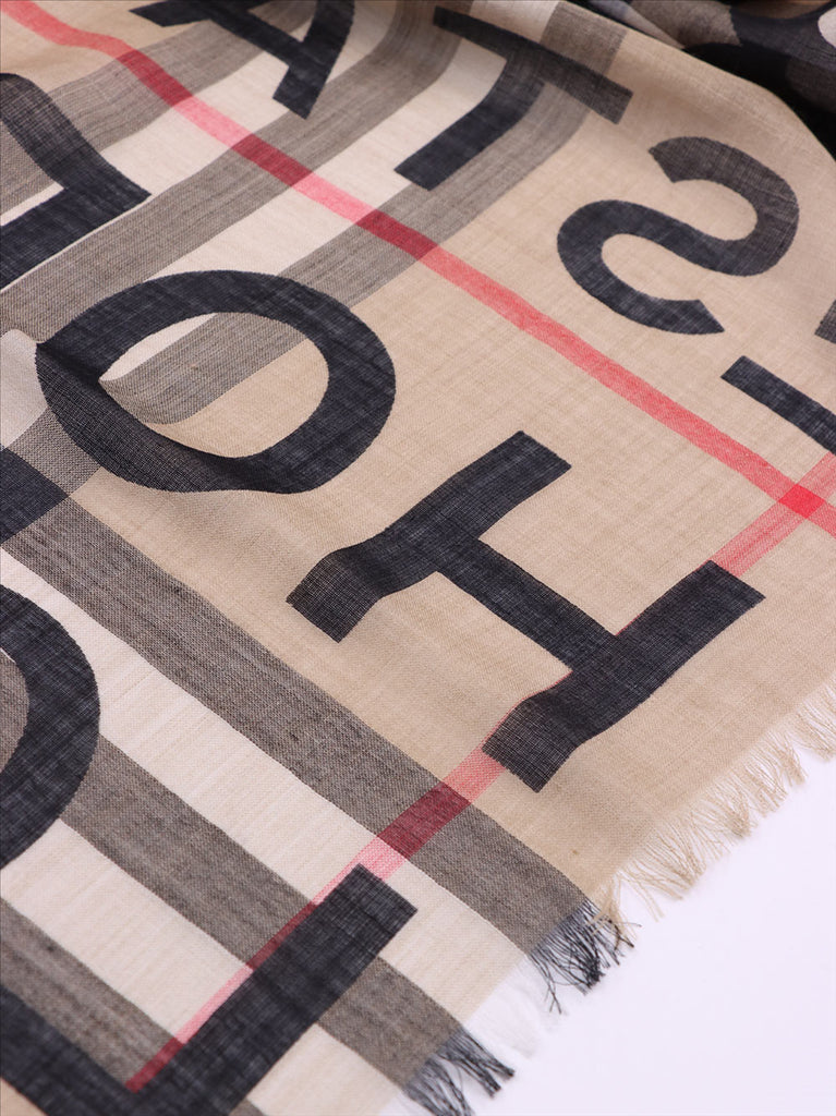 Écharpes, foulards et gants Foulard à carreaux Burberry Beige Homme