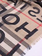 Écharpes, foulards et gants Foulard à carreaux Burberry Beige Homme